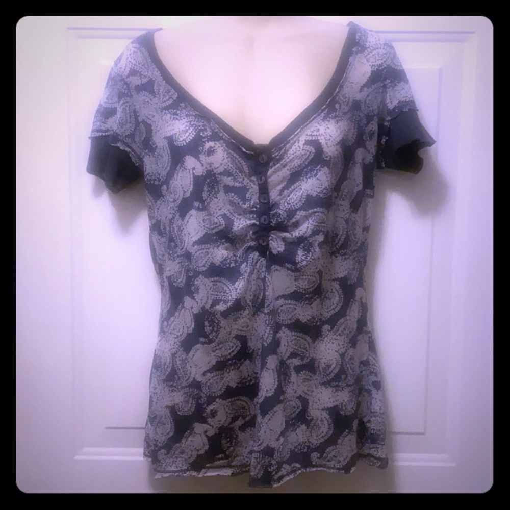 Blue/Gray Daytrip Top